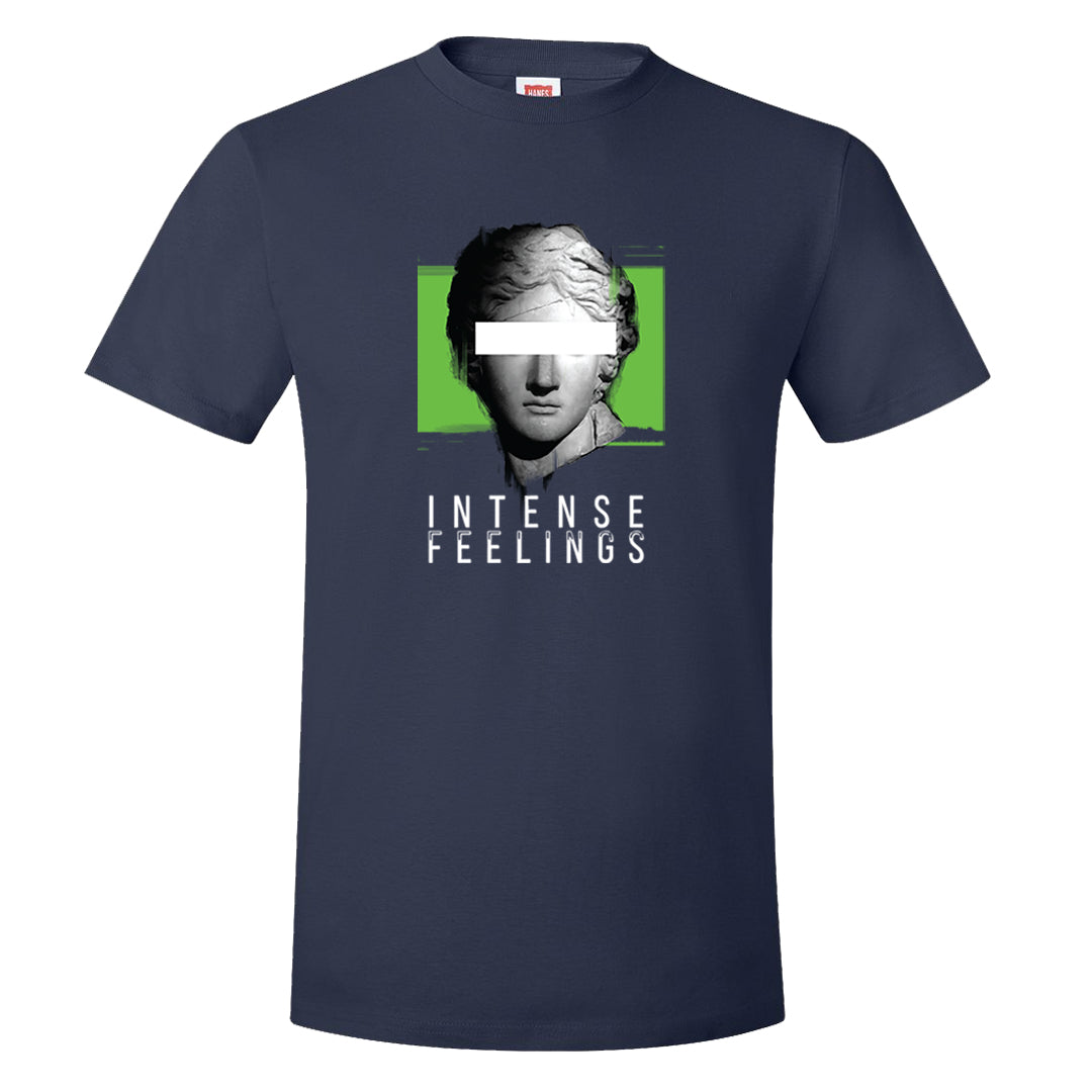 Juice 3s T Shirt | Intense Feelings, Navy