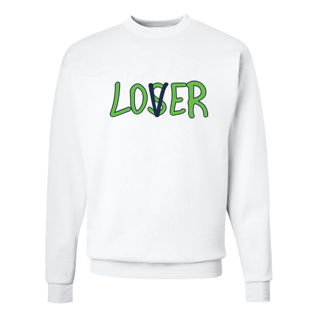 Juice 3s Crewneck Sweatshirt | Lover, White