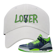 Juice 3s Dad Hat | Lover, White