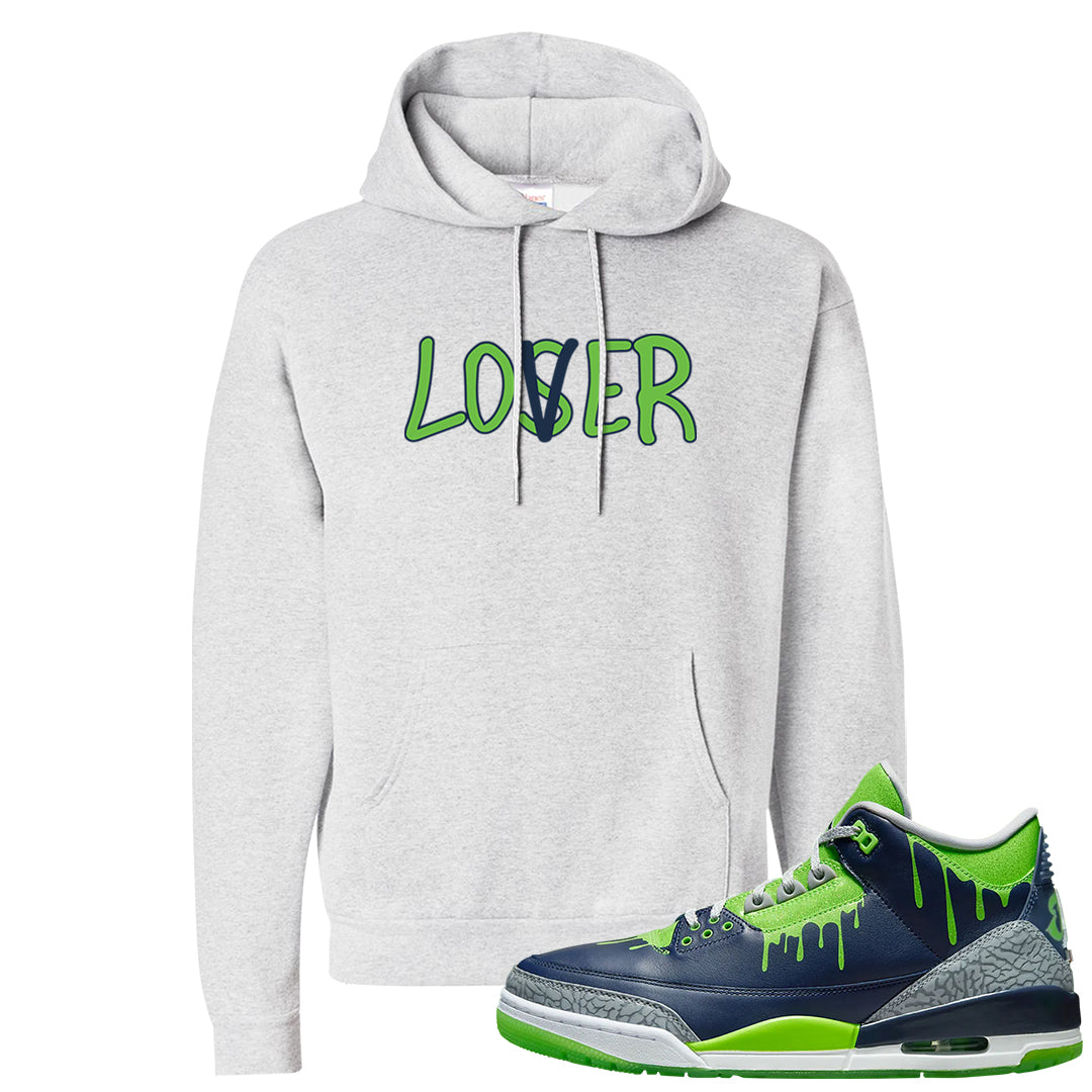 Juice 3s Hoodie | Lover, Ash