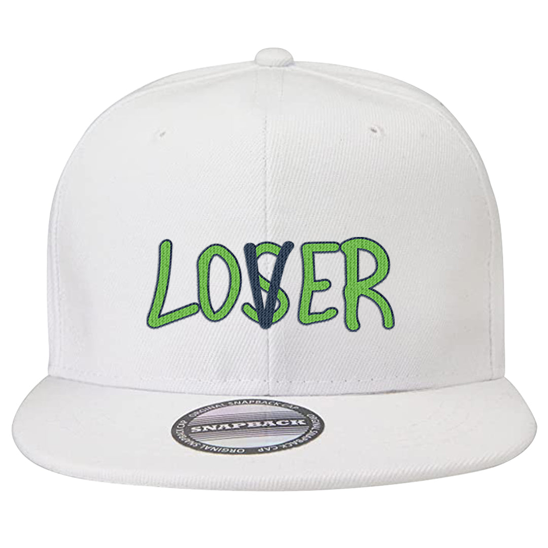 Juice 3s Snapback Hat | Lover, White
