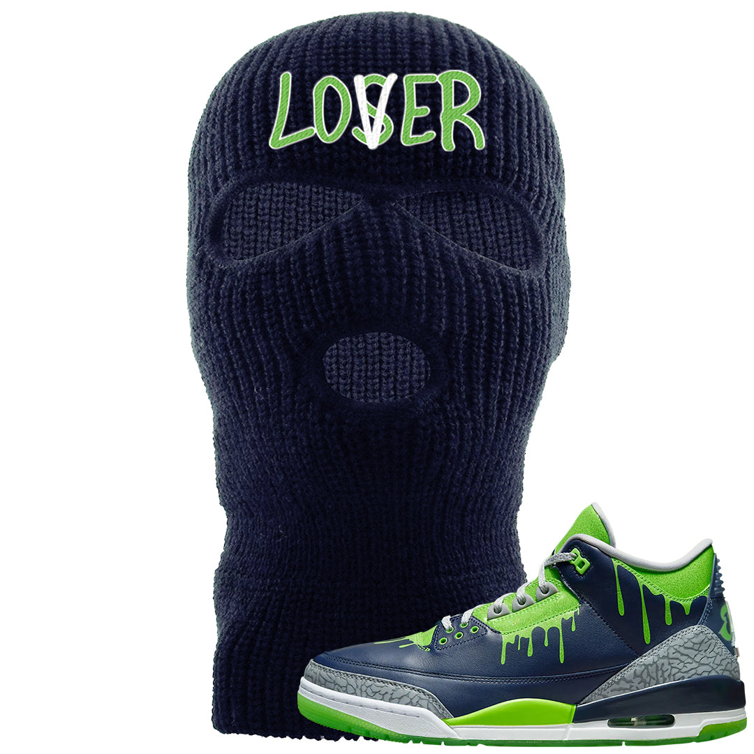 Juice 3s Ski Mask | Lover, Navy