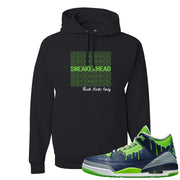 Juice 3s Hoodie | Thank You Sneakers, Black