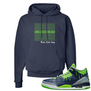 Juice 3s Hoodie | Thank You Sneakers, Navy