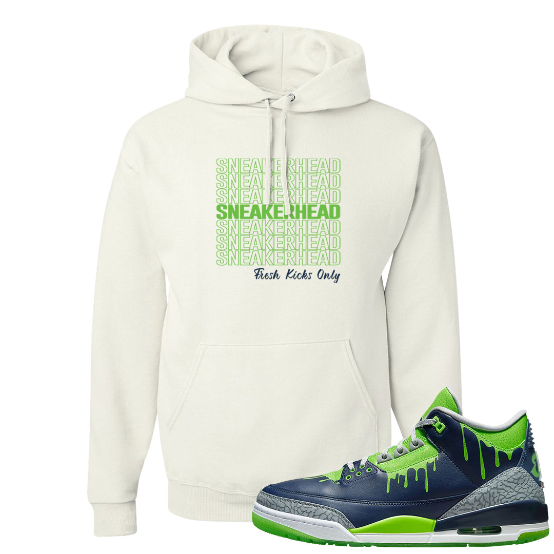 Juice 3s Hoodie | Thank You Sneakers, White