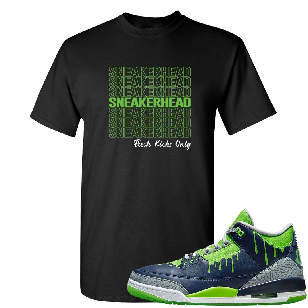 Juice 3s T Shirt | Thank You Sneakers, Black