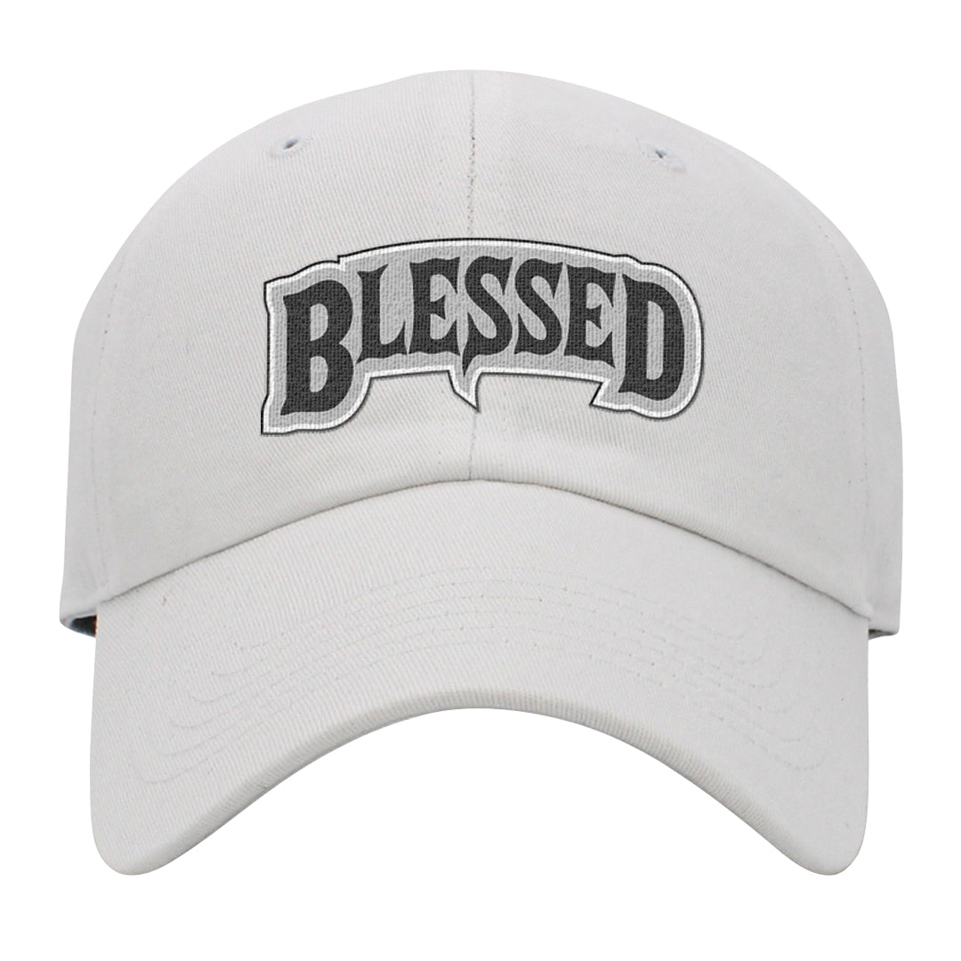 Oreo 3s Dad Hat | Blessed Arch, White