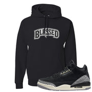 Oreo 3s Hoodie | Blessed Arch, Black