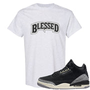 Oreo 3s T Shirt | Blessed Arch, Ash
