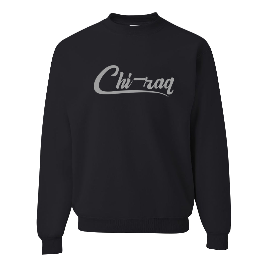 Oreo 3s Crewneck Sweatshirt | Chiraq, Black