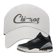 Oreo 3s Dad Hat | Chiraq, White