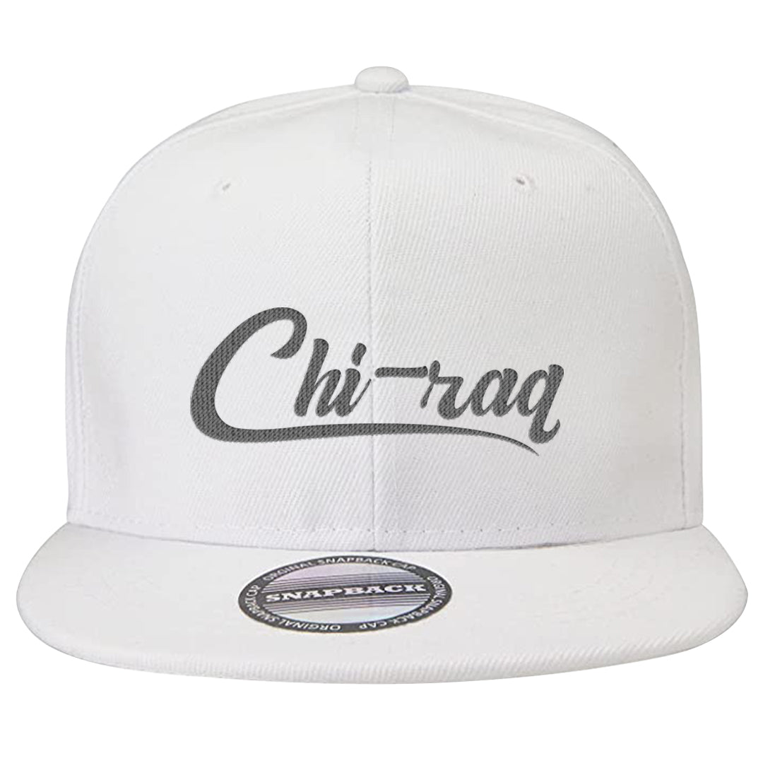 Oreo 3s Snapback Hat | Chiraq, White