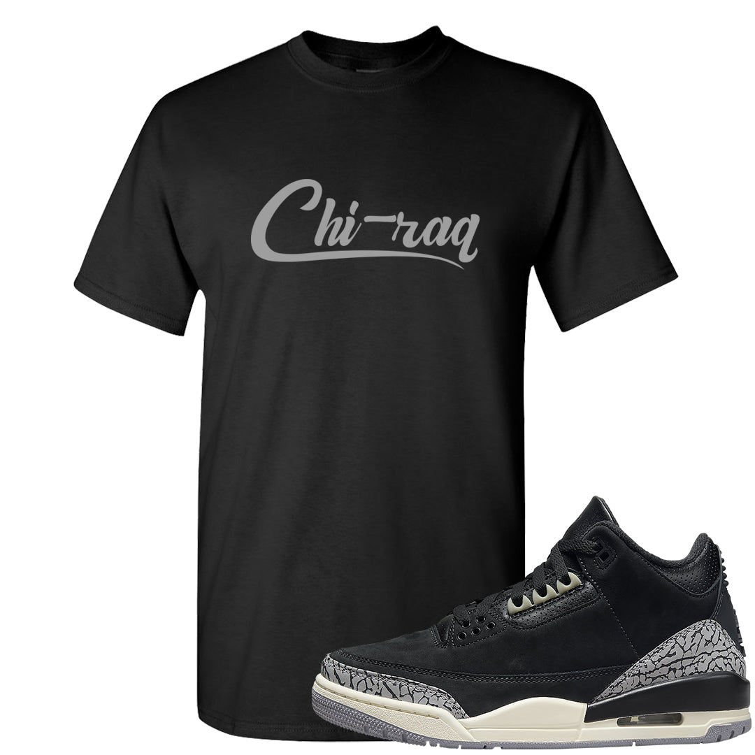 Oreo 3s T Shirt | Chiraq, Black