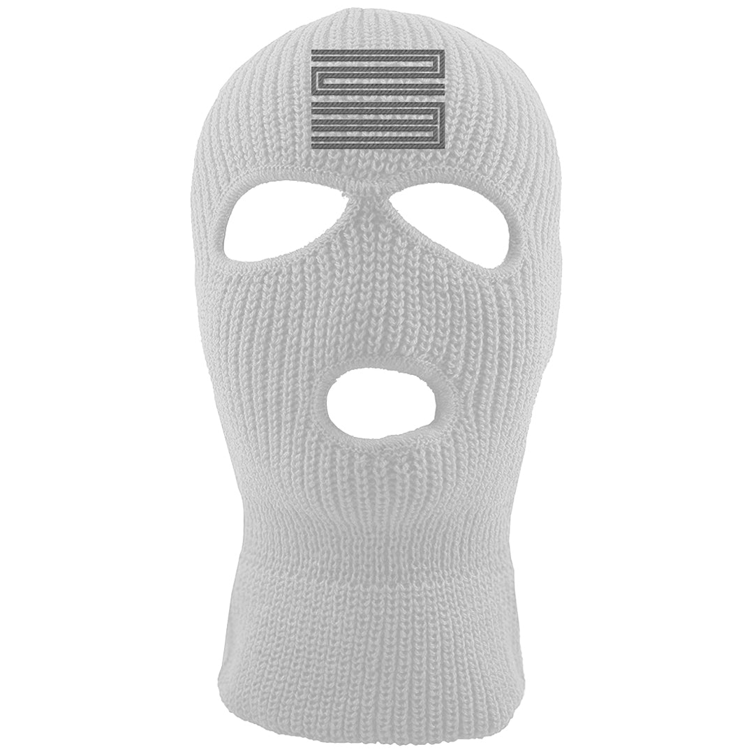 Oreo 3s Ski Mask | Double Line 23, White