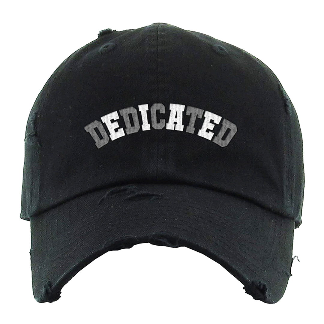 Oreo 3s Distressed Dad Hat | Dedicated, Black