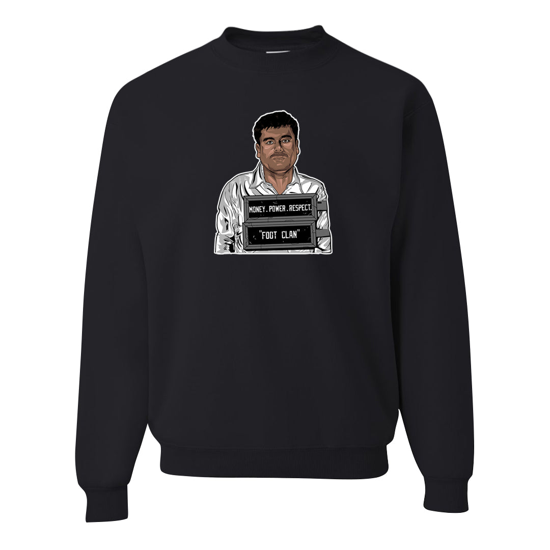 Oreo 3s Crewneck Sweatshirt | El Chapo Illustration, Black