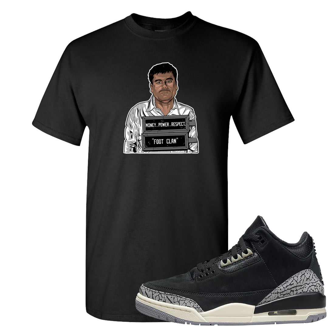 Oreo 3s T Shirt | El Chapo Illustration, Black