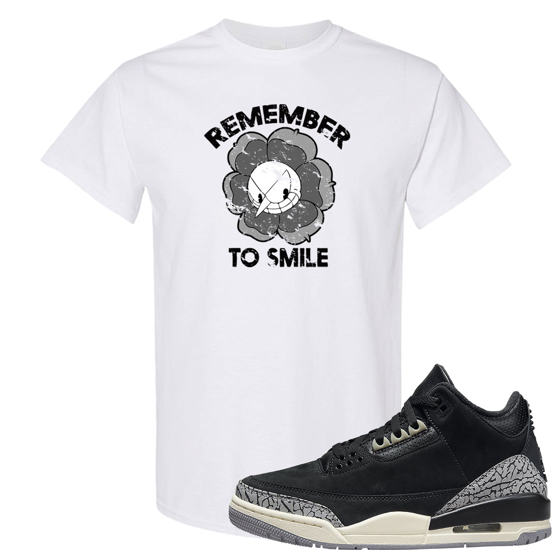 Oreo 3s T Shirt | Remember To Smile, White