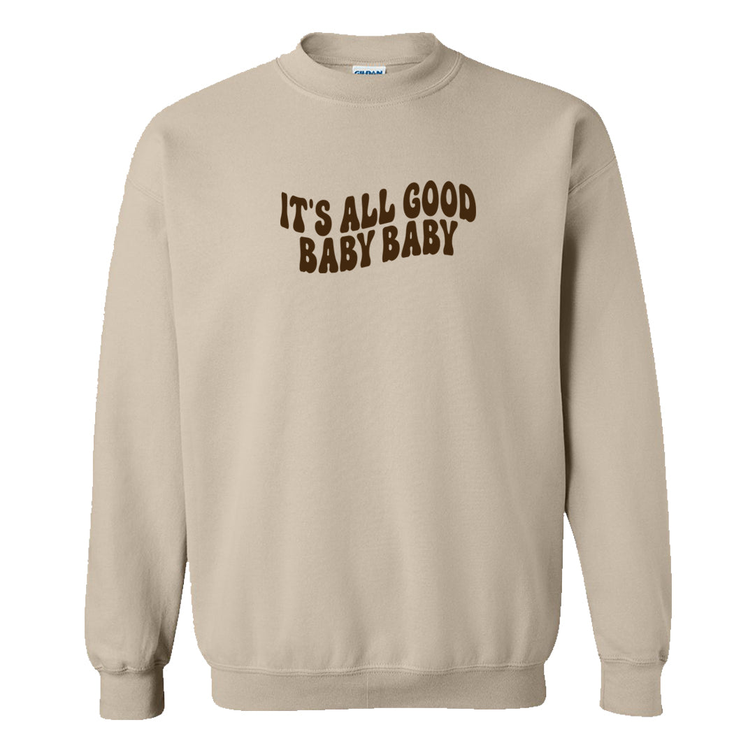 Palomino 3s Crewneck Sweatshirt | All Good Baby, Sand