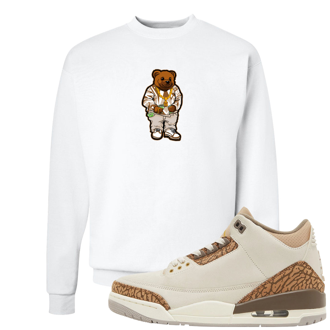 Palomino 3s Crewneck Sweatshirt | Sweater Bear, White