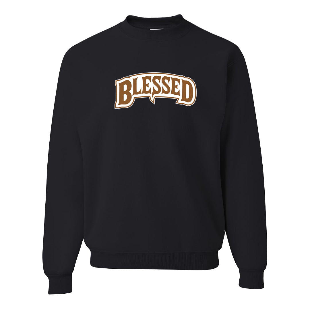 Palomino 3s Crewneck Sweatshirt | Blessed Arch, Black