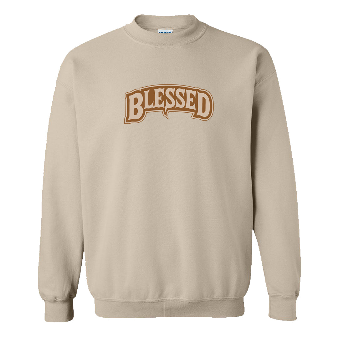 Palomino 3s Crewneck Sweatshirt | Blessed Arch, Sand