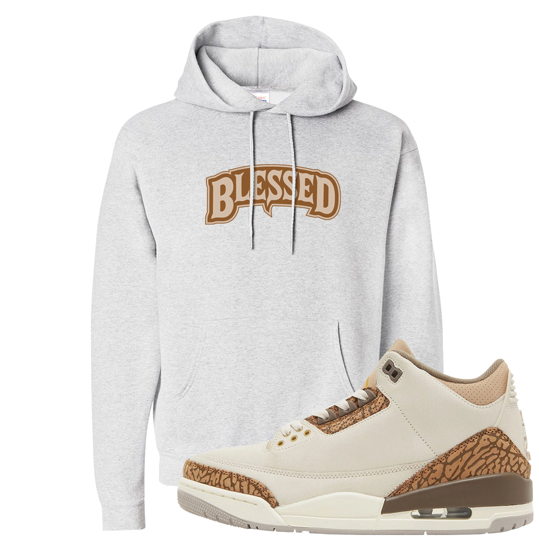 Palomino 3s Hoodie | Blessed Arch, Ash