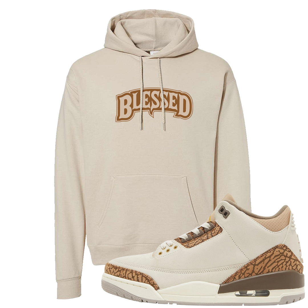 Palomino 3s Hoodie | Blessed Arch, Sand