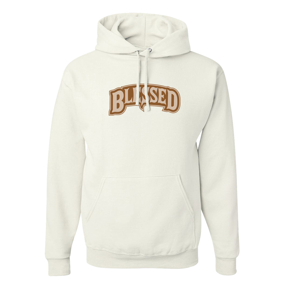 Palomino 3s Hoodie | Blessed Arch, White