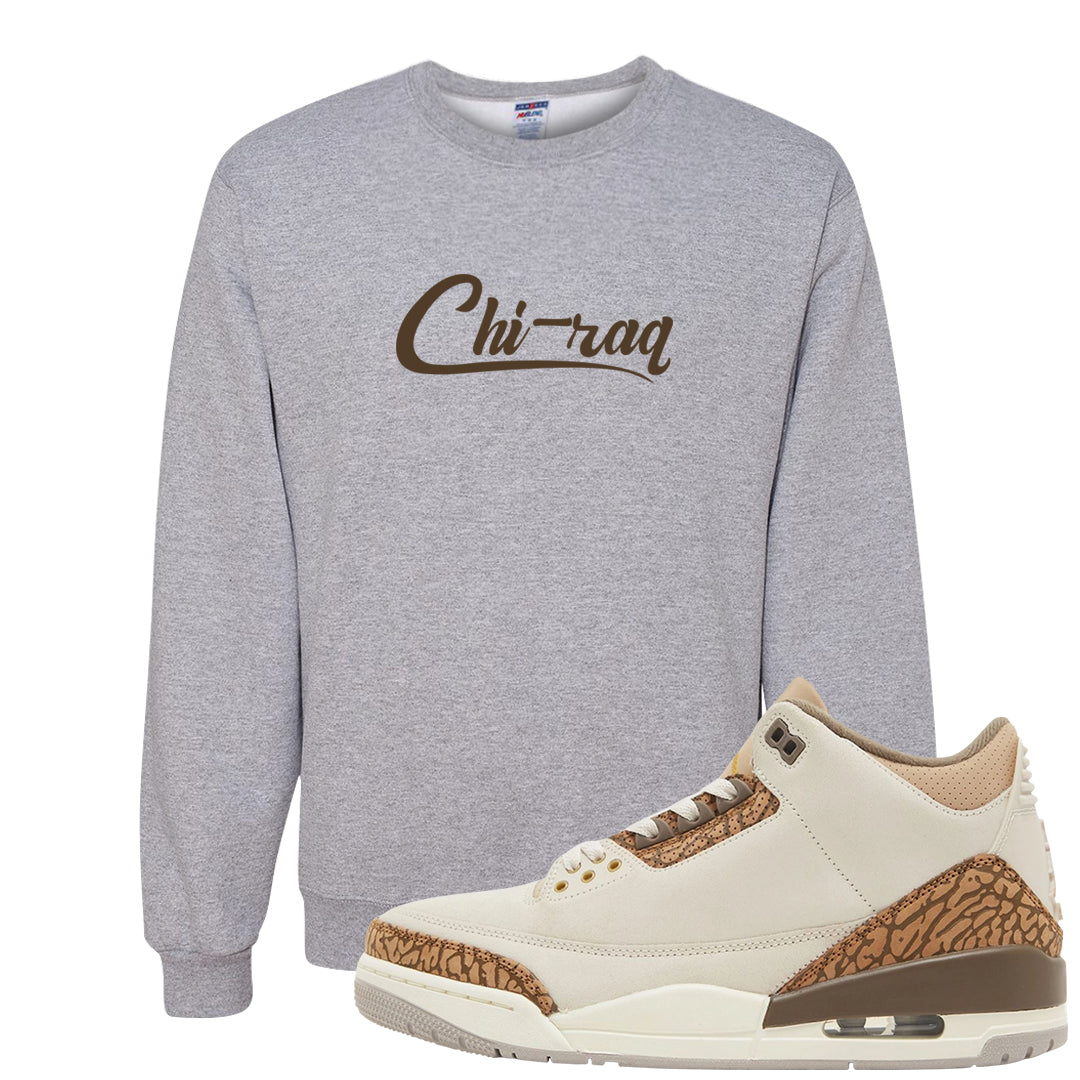 Palomino 3s Crewneck Sweatshirt | Chiraq, Ash