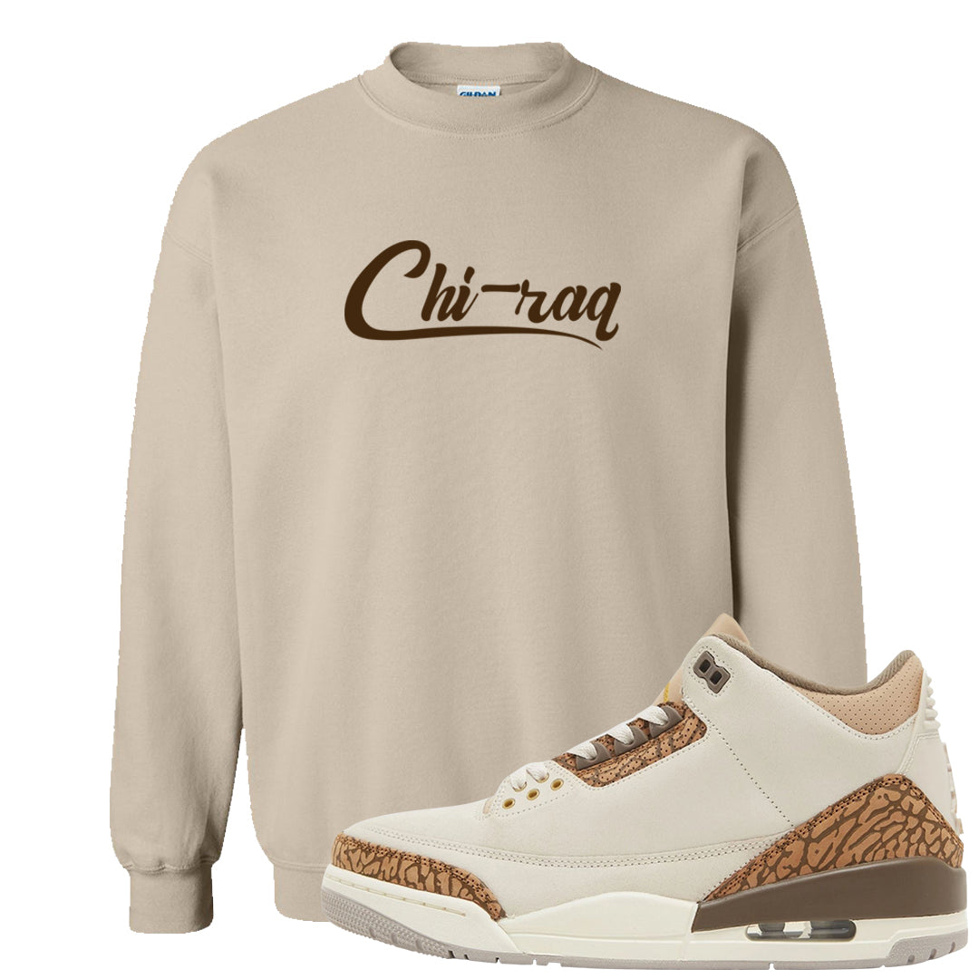 Palomino 3s Crewneck Sweatshirt | Chiraq, Sand