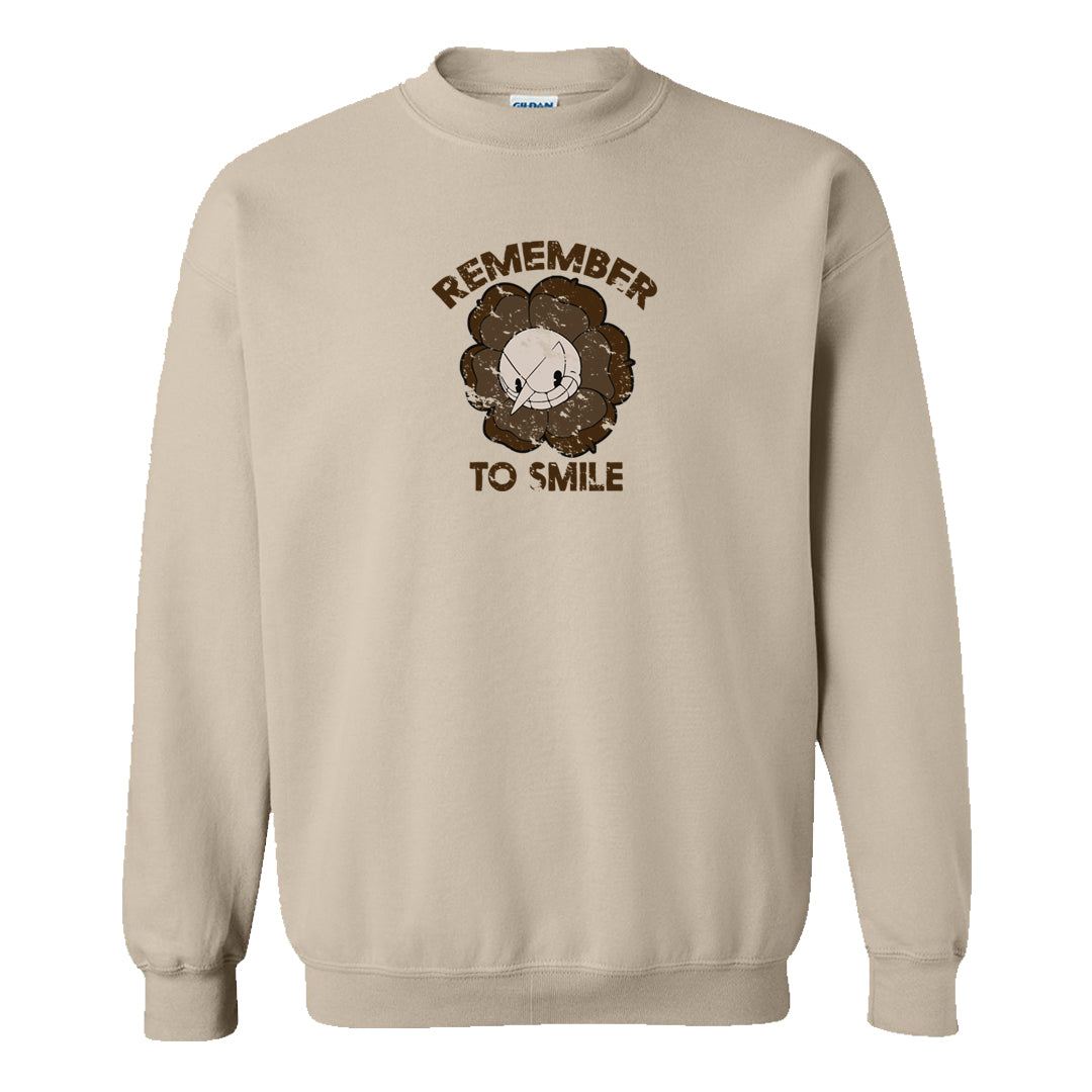 Palomino 3s Crewneck Sweatshirt | Remember To Smile, Sand