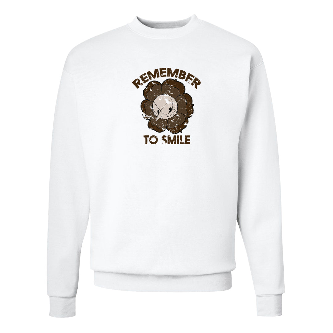 Palomino 3s Crewneck Sweatshirt | Remember To Smile, White
