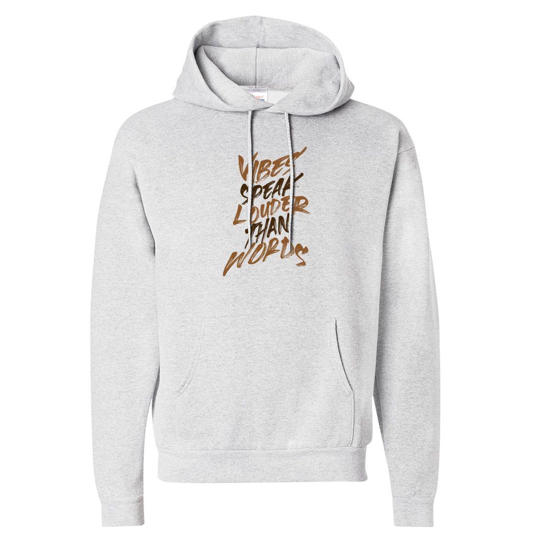 Palomino 3s Hoodie | Vibes Speak Louder Than Words, Ash