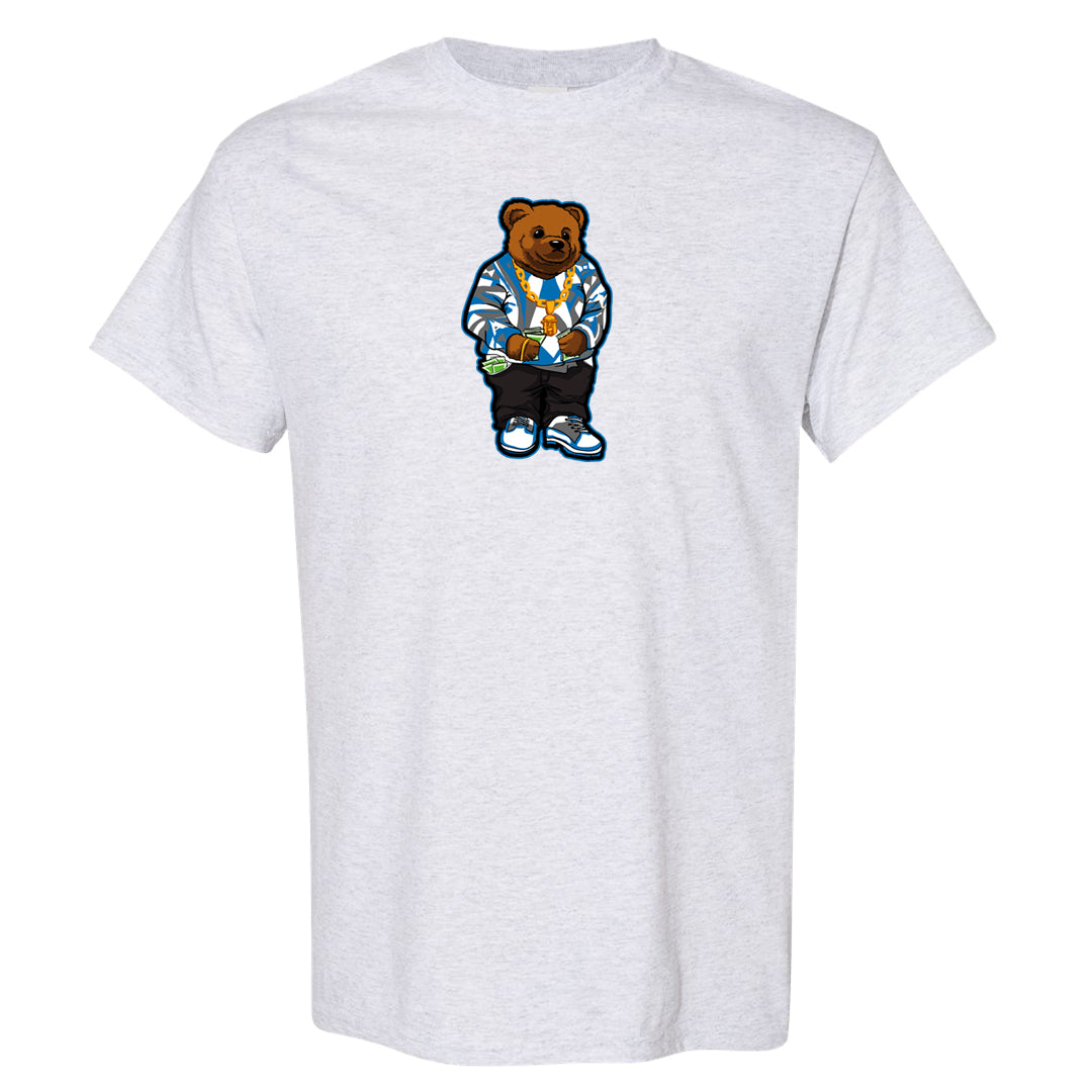 White/True Blue/Metallic Copper 3s T Shirt | Sweater Bear, Ash