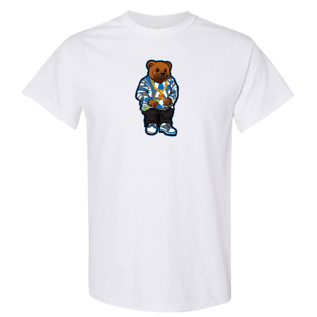 White/True Blue/Metallic Copper 3s T Shirt | Sweater Bear, White