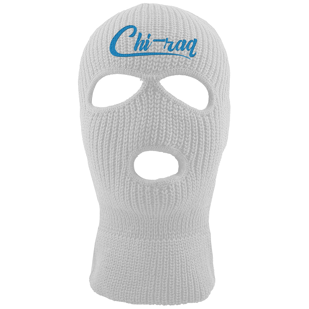 White/True Blue/Metallic Copper 3s Ski Mask | Chiraq, White