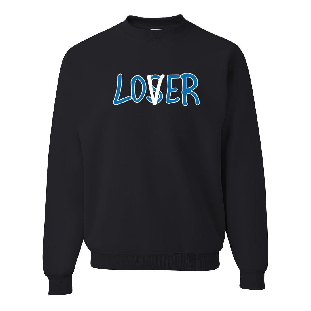 White/True Blue/Metallic Copper 3s Crewneck Sweatshirt | Lover, Black