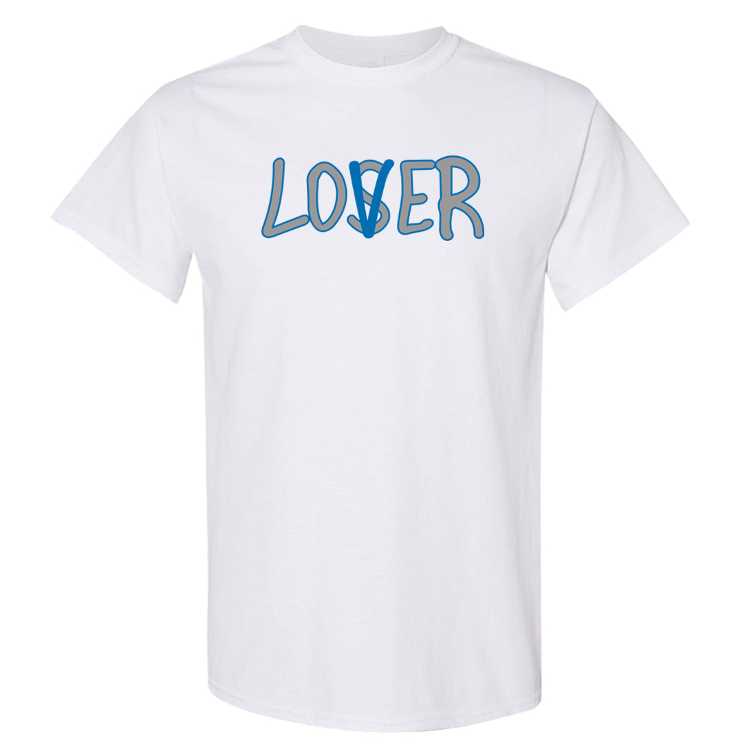 White/True Blue/Metallic Copper 3s T Shirt | Lover, White