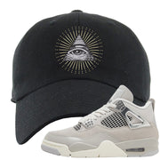 Frozen Moments 4s Dad Hat | All Seeing Eye, Black