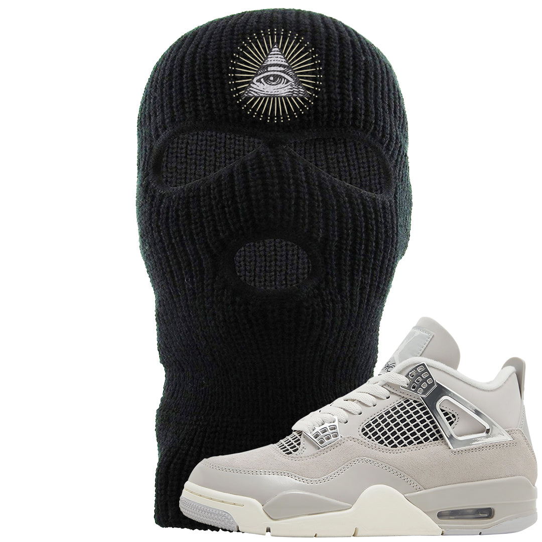 Frozen Moments 4s Ski Mask | All Seeing Eye, Black