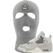 Frozen Moments 4s Ski Mask | All Seeing Eye, Light Gray