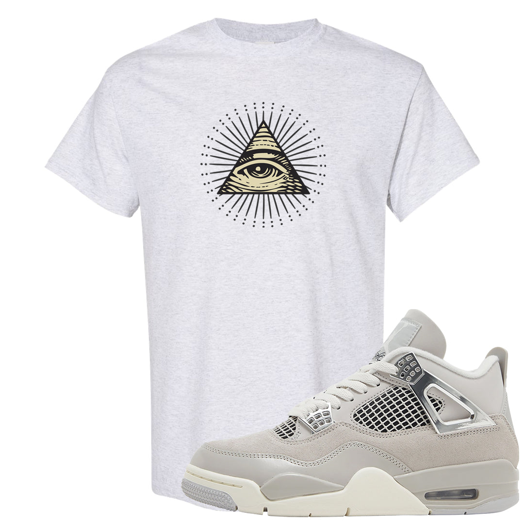 Frozen Moments 4s T Shirt | All Seeing Eye, Ash