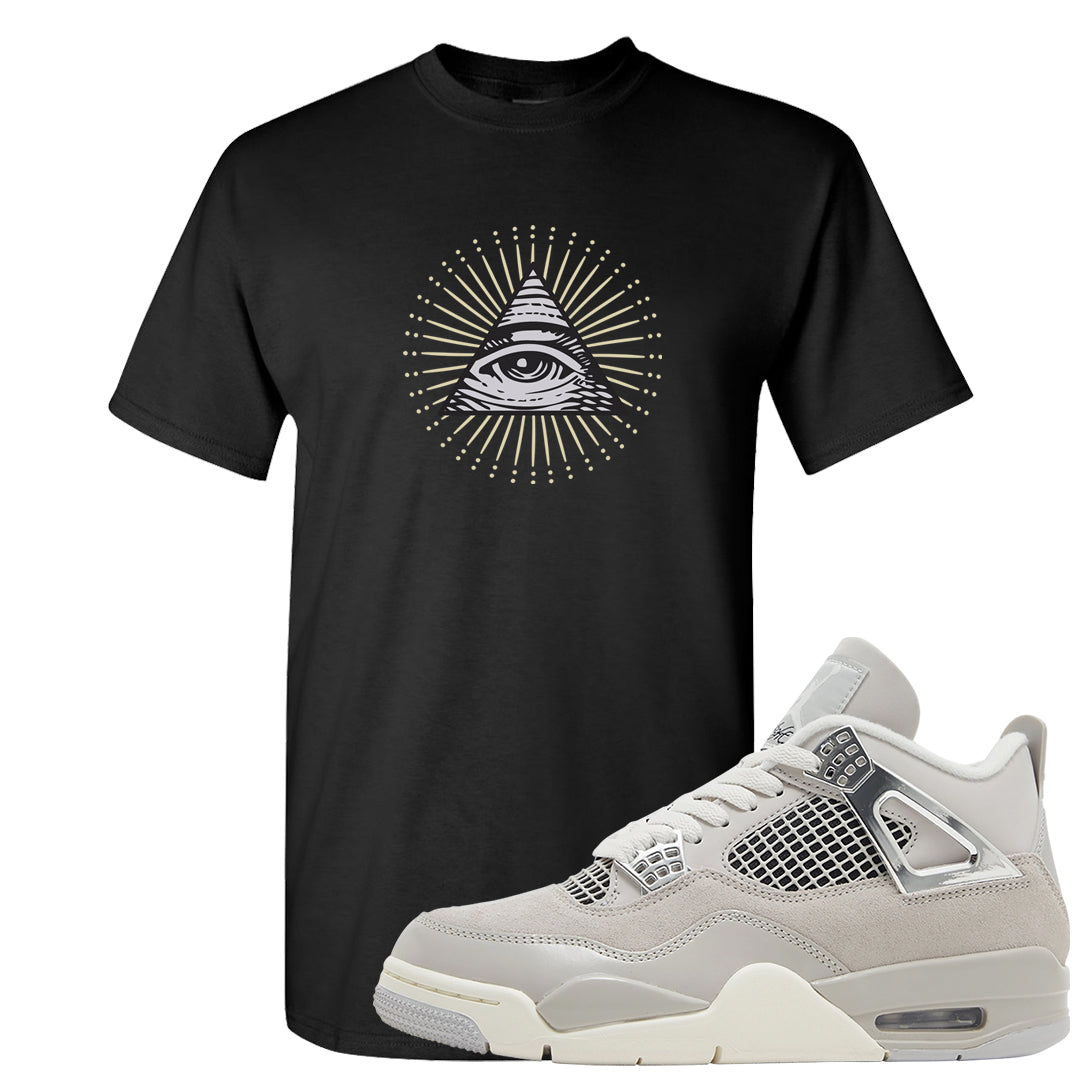 Frozen Moments 4s T Shirt | All Seeing Eye, Black