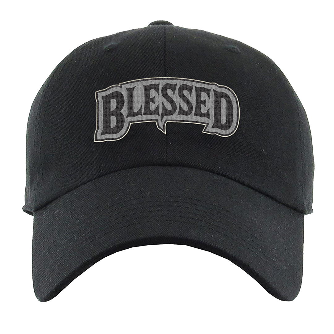 Frozen Moments 4s Dad Hat | Blessed Arch, Black