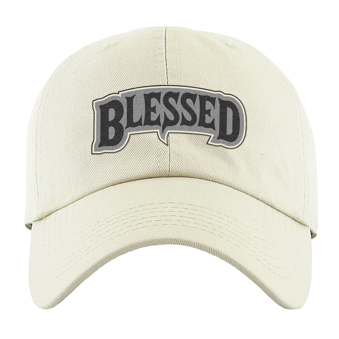 Frozen Moments 4s Dad Hat | Blessed Arch, White