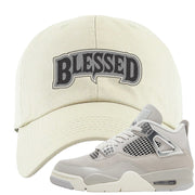 Frozen Moments 4s Dad Hat | Blessed Arch, White