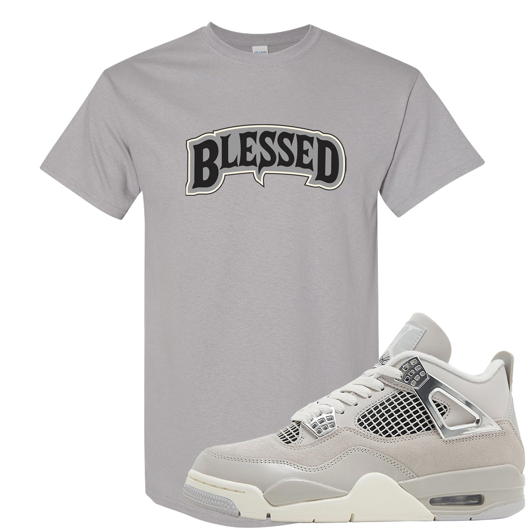 Frozen Moments 4s T Shirt | Blessed Arch, Gravel