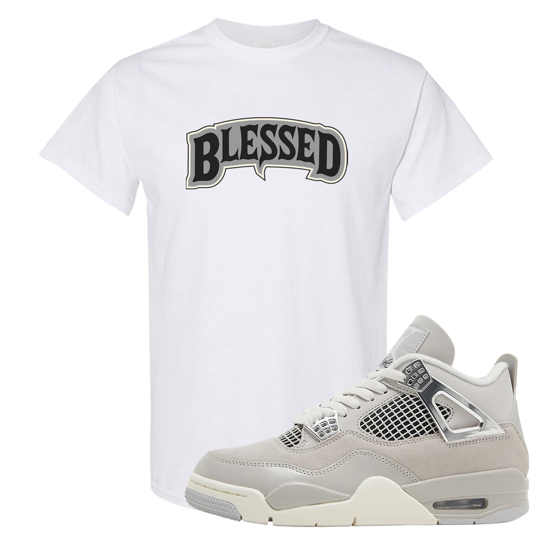 Frozen Moments 4s T Shirt | Blessed Arch, White