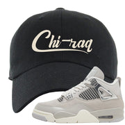 Frozen Moments 4s Dad Hat | Chiraq, Black